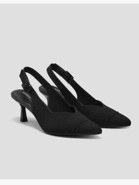VIVAIA Women's Black Slingback Heels